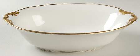 PL75 10" Oval Vegetable Bowl by Porcelaine Limousine