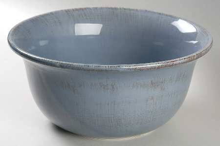 Toscana Blue 10" Large Salad Serving Bowl