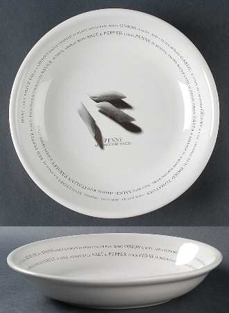 Recipe Pasta Set 9" Individual Pasta Bowl