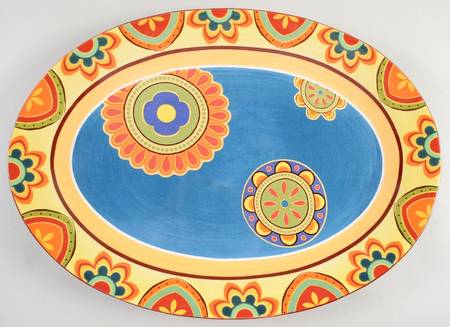 Mexicali 18" Oval Serving Platter
