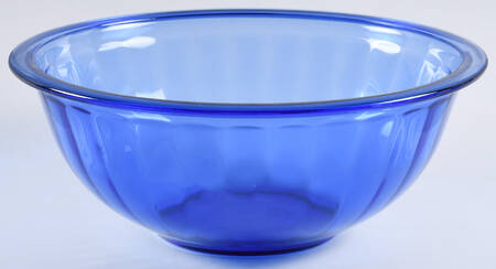 Sculptured Cobalt Blue 10" Mixing Bowl