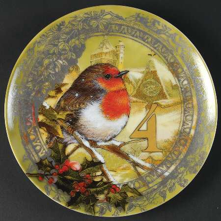 Twelve Days of Christmas Salad Plate