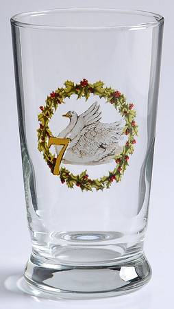 Twelve Days of Christmas 9 Oz Glassware Tumbler