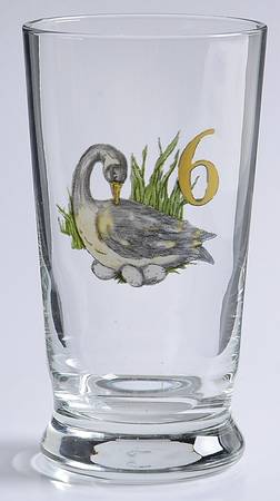 Twelve Days of Christmas 9 Oz Glassware Tumbler