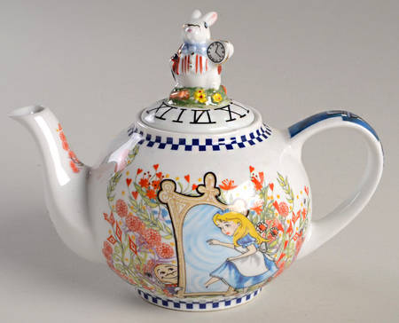 Alice in Wonderland's Cafe Mini Teapot & Lid