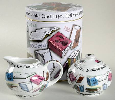 Novel Tea Creamer & Sugar with Lid & Gift Tin