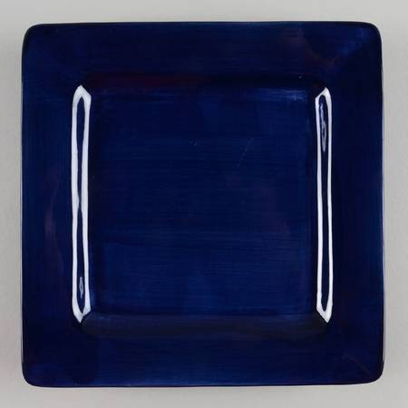 Essential Colours Cobalt Blue Square Salad/Dessert Plate