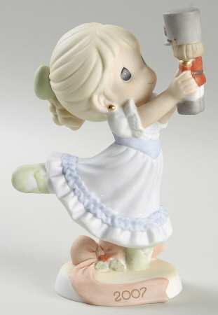 Annual Christmas Figurine Dancing For Joy On Christmas Morning - Boxed