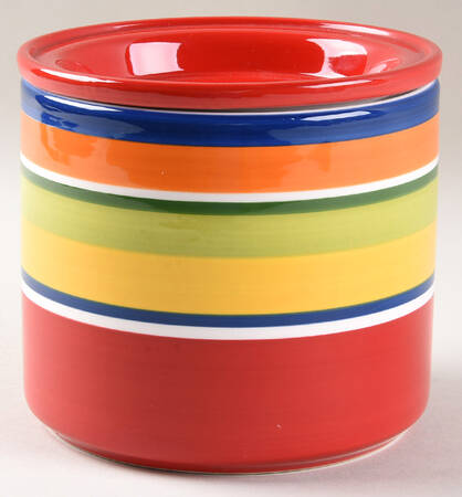 Summer Stripes Small Canister & Lid