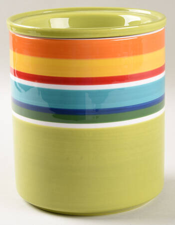 Summer Stripes Medium Canister & Lid
