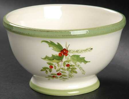 Holly & Ivy Soup/Cereal Bowl