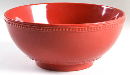 Spice Route Paprika 9" Round Vegetable Bowl