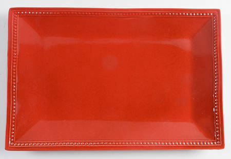 Spice Route Paprika 14" Rectangular Serving Platter