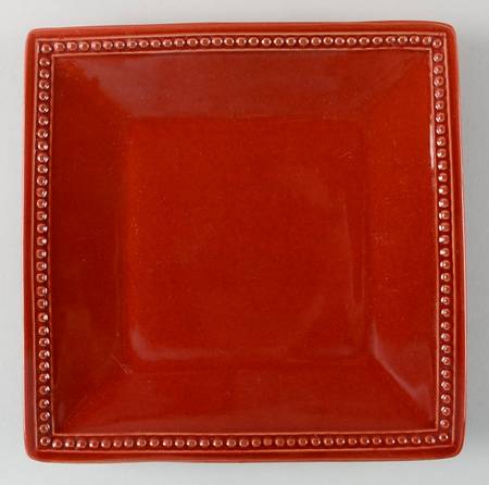 Spice Route Paprika Square Salad Plate