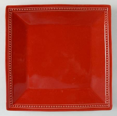 Spice Route Paprika Square Dinner Plate
