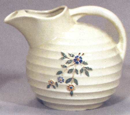 Beehive Floral Spray Ball Jug by Porcelier