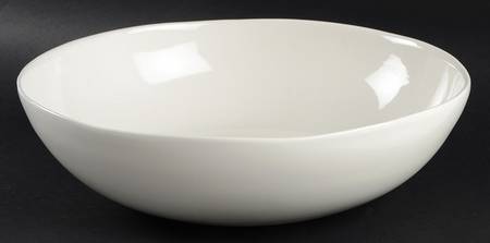 Au Naturale Cream 12" Round Serving Bowl