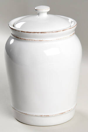 Cambria Stone (White) Medium Canister & Lid