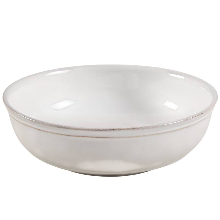 Cambria Stone (White) 8" Individual Pasta Bowl by Pottery Barn China