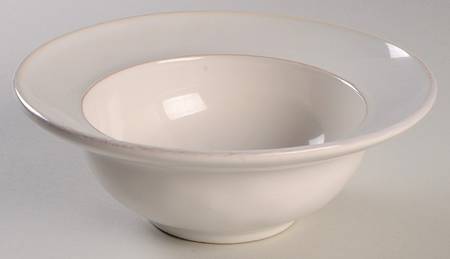 Cambria Stone (White) Rim Soup Bowl