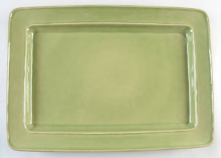 Cambria Mint 16" Rectangular Serving Platter