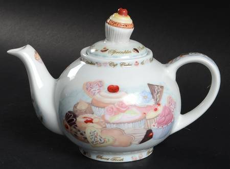 Cupcakes & Cookies Mini Teapot & Lid