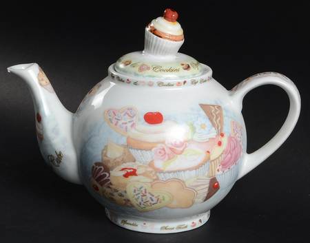 Cupcakes & Cookies Teapot & Lid