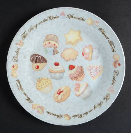 Cupcakes & Cookies Dessert/Pie Plate