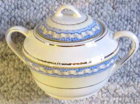 PTL8 Blue Sugar Bowl & Lid by Portland