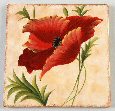 Poppies Trivet