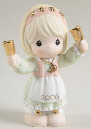 Annual Christmas Figurine Ringing In The Season - Boxed