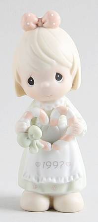 Annual Christmas Figurine Cane You Join Us For A Merry Christmas - Boxed