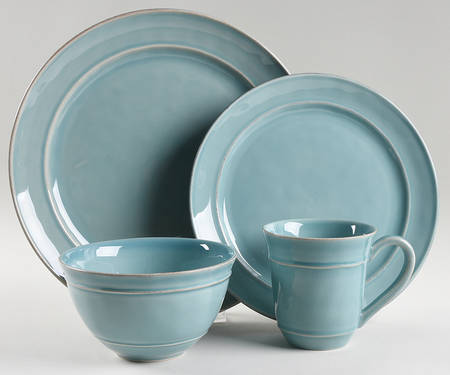 Cambria Turquoise 4 Piece Place Setting
