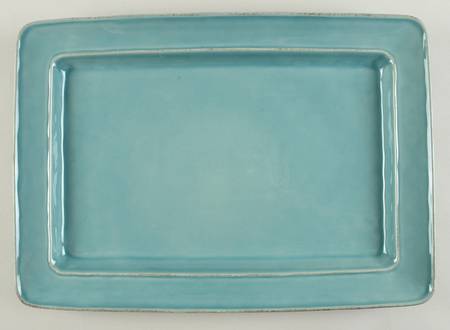 Cambria Turquoise 16" Rectangular Serving Platter