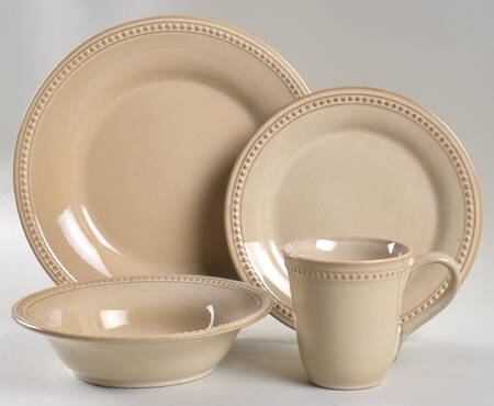 Spice Route Sesame 4 Piece Place Setting