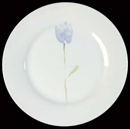 Floral (Single Flower Center) Salad Plate