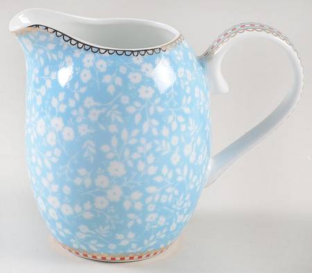 Floral Blue Creamer
