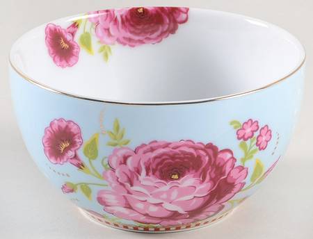 Floral Blue 4" All Purpose Bowl