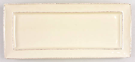 Martillo Creme Brulee 16" Rectangular Serving Platter