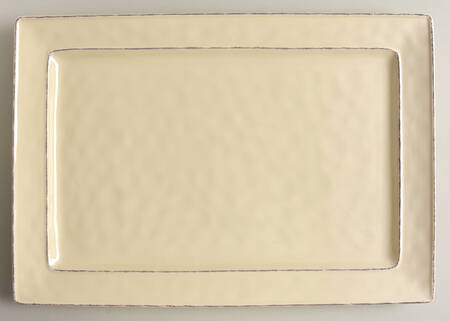Martillo Creme Brulee 15" Rectangular Serving Platter