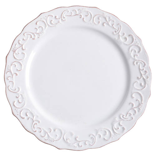 Antique Scroll Salad Plate
