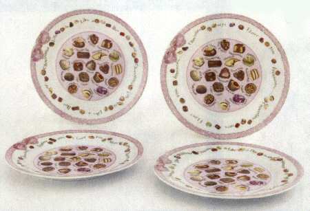 Chocolates Salad Plate