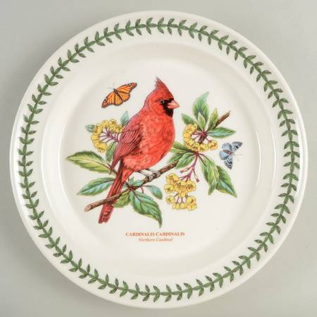 Botanic Garden Birds Dinner Plate