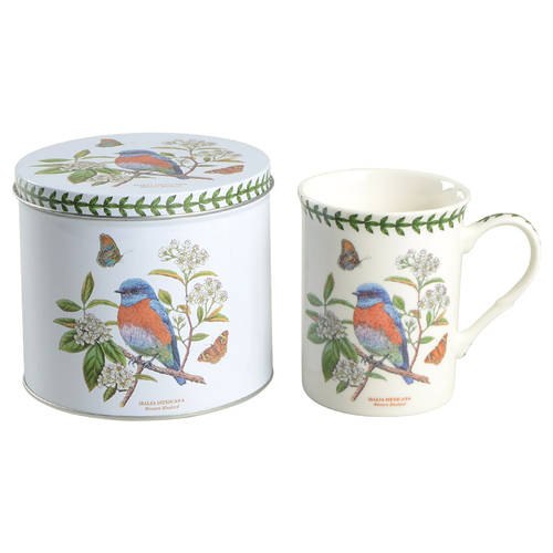 Botanic Garden Birds Mug in a Tin Gift Box