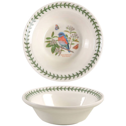 Botanic Garden Birds Rim Cereal/Oatmeal Bowl