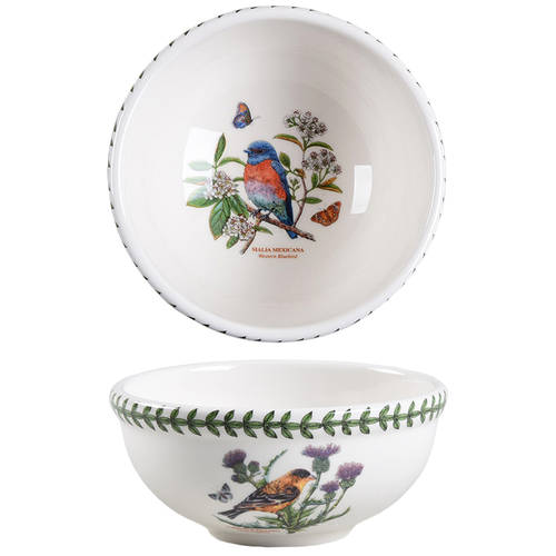 Botanic Garden Birds Individual Salad/Dessert/Fruit Bowl