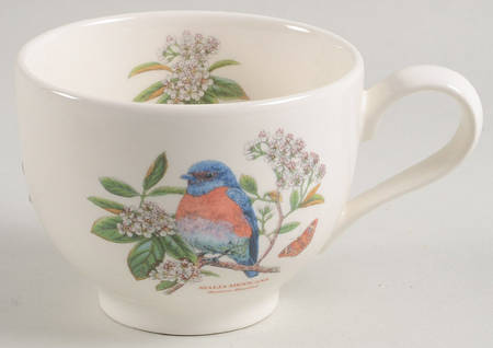 Botanic Garden Birds Flat Cup