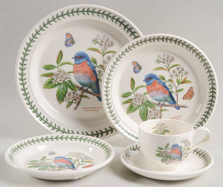 Botanic Garden Birds 5 Piece Place Setting