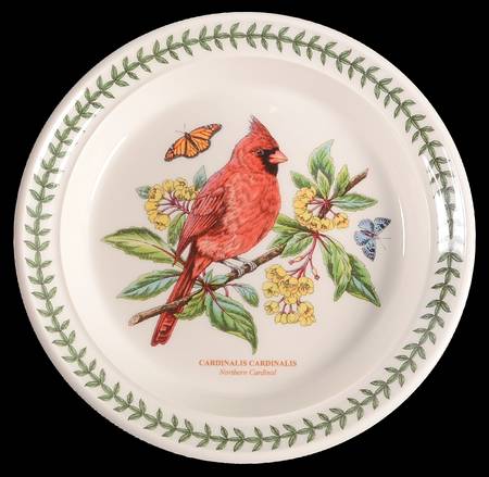 Botanic Garden Birds Salad Plate