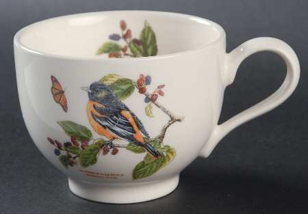 Botanic Garden Birds Flat Cup